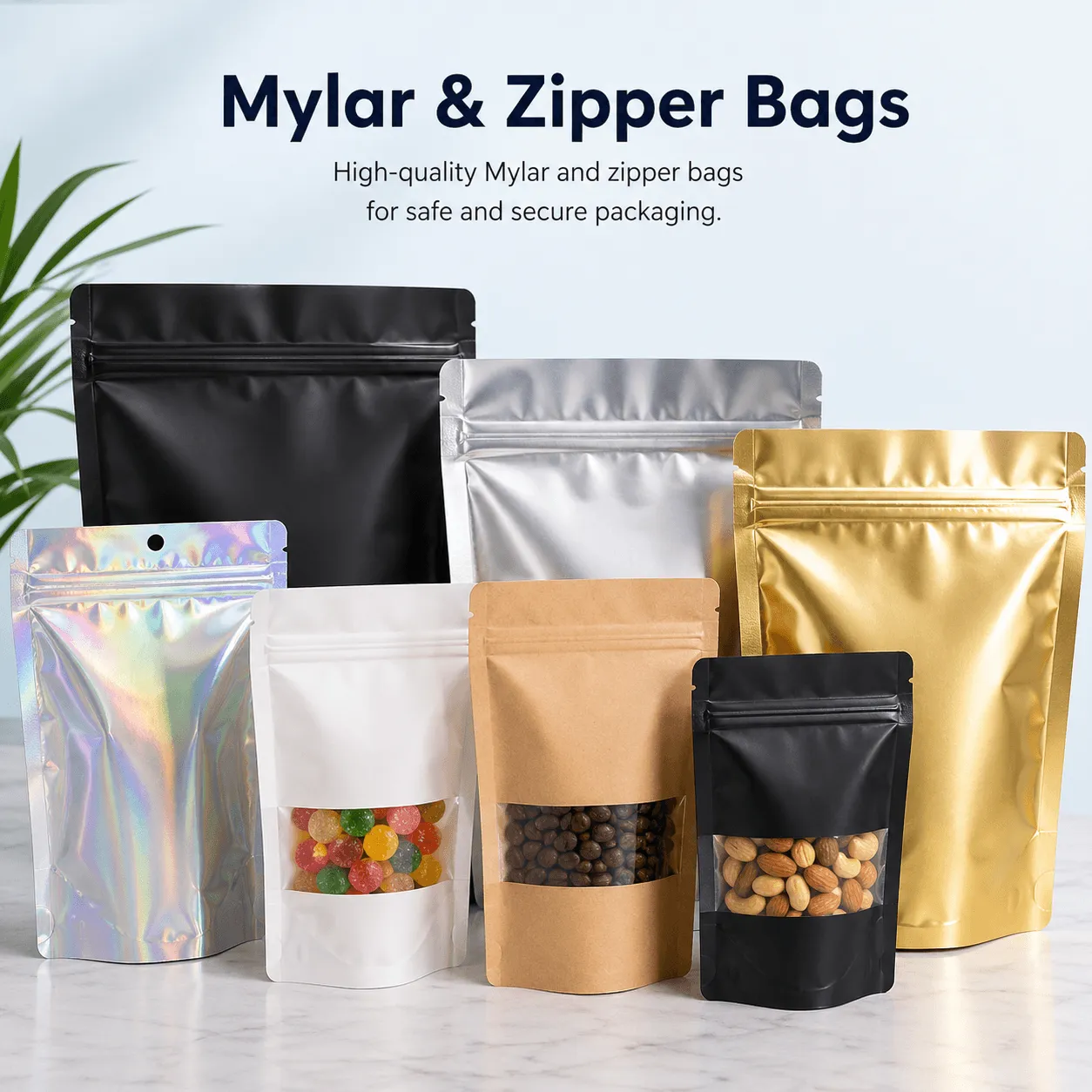 Mylar & Zipper bags