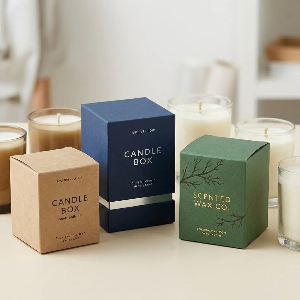 custom candle packaging boxes