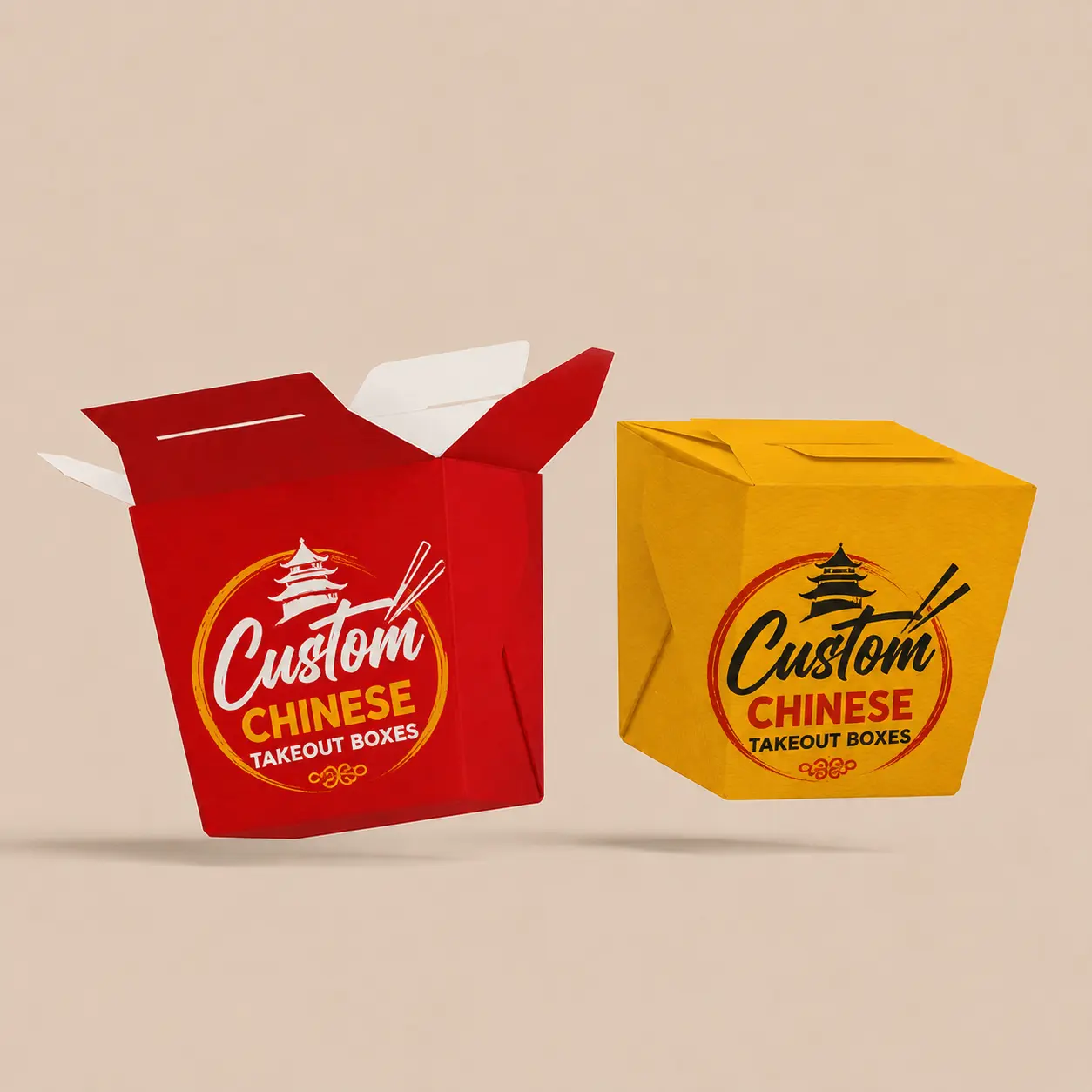 Custom chinese takeout boxes