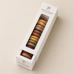 custom macaron boxes with window wholesale usa