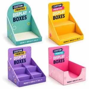 Custom printed display boxes