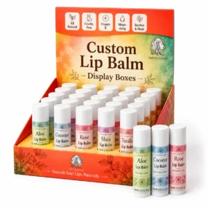 Lip balm display boxes