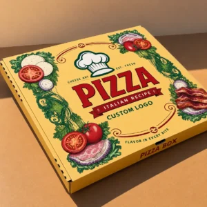 Custom crooked pizza boxes