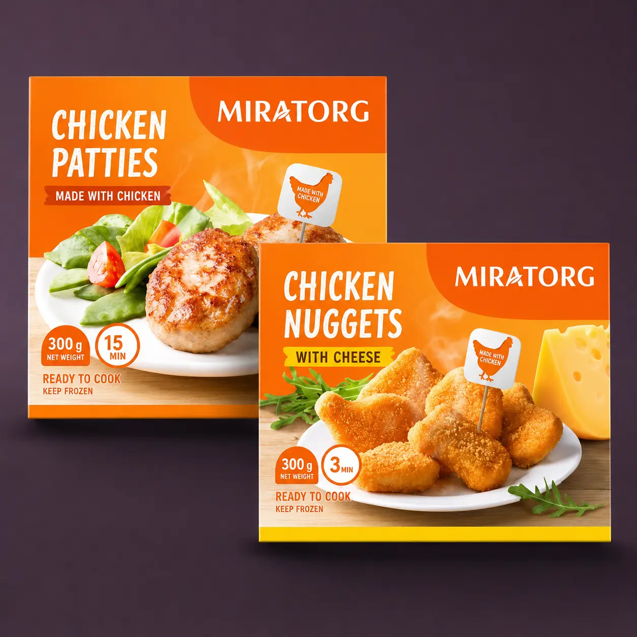 Custom frozen food boxes