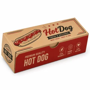 Custom hotdog boxes